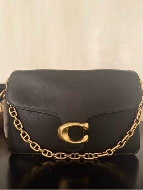 NEW BEAUTIFUL COACH CHAIN TABBY with 2 FREE Strap Extenders!